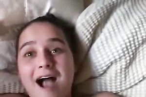 Bosomy brunette hair big beautiful woman gives me outstanding oral job in pov