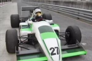 Insatiable bushy busty golden-haired want to taste racer's dong