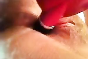 Amazing and glamorous nympho with tasty milk shakes masturbates for me