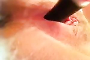 Amazing and glamorous nympho with tasty milk shakes masturbates for me