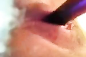 Amazing and glamorous nympho with tasty milk shakes masturbates for me