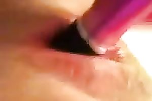 Amazing and glamorous nympho with tasty milk shakes masturbates for me