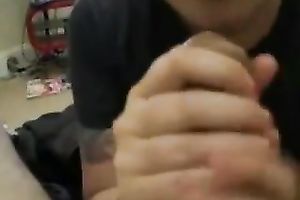 Petite college doxy tries to handle my monster shlong with her throat