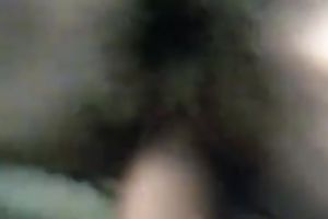 I fuck my concupiscent pale wifey's hirsute cookie missionary style properly