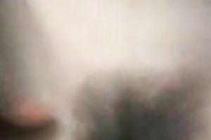 I fuck my concupiscent pale wifey's hirsute cookie missionary style properly
