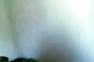 Sweet dilettante Arab girlfriend riding schlong with her chocolate hole