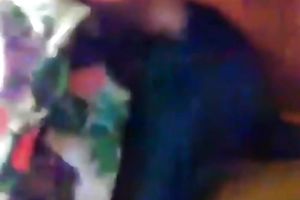 Selfie of my curvy girlfriend rubbing her fur pie until it acquires moist