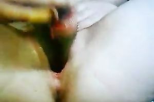 Beautiful dilettante breasty sweetie drilled herself with a bottle