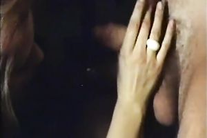 You can tell that babe is enjoying engulfing his hard dong