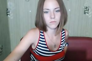 Sexalicious teen skank showing large natural boobies in dilettante episode