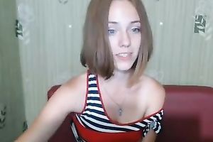 Sexalicious teen skank showing large natural boobies in dilettante episode