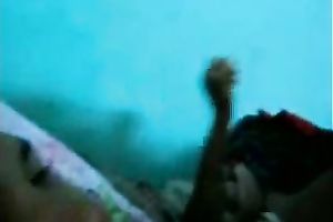 Riding hard wang of a young Indian stud in a cowgirl position