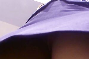 Upskirt spy movie of hawt co-ed in the college. Real dilettante