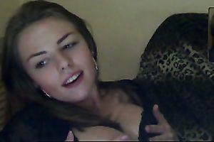 Marvelous juvenile cam girlfriend teases me with her tits