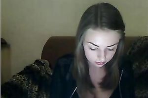 Marvelous juvenile cam girlfriend teases me with her tits