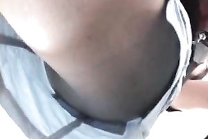 I managed to receive my hidden camera underneath the skirts of hot lalin girl