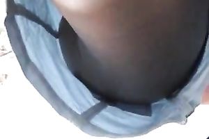 I managed to receive my hidden camera underneath the skirts of hot lalin girl