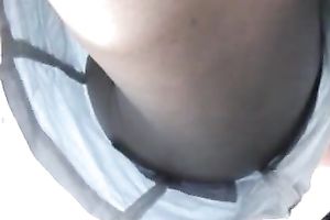 I managed to receive my hidden camera underneath the skirts of hot lalin girl