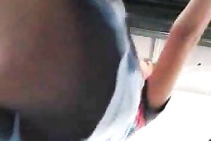 I managed to receive my hidden camera underneath the skirts of hot lalin girl