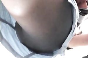 I managed to receive my hidden camera underneath the skirts of hot lalin girl