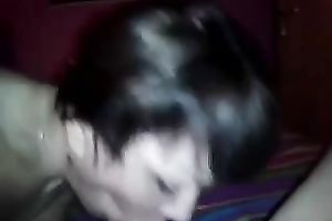 Incredible oral-stimulation from my sexually excited milf girlfriend on POV tape