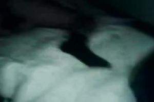 Wonderful buxom non-professional playgirl rides my subrigid large rod late at night