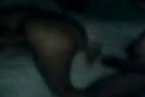 Wonderful buxom non-professional playgirl rides my subrigid large rod late at night