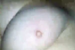 I took on vidoe my slutty wife touching her large milk shakes