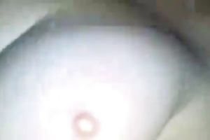 I took on vidoe my slutty wife touching her large milk shakes