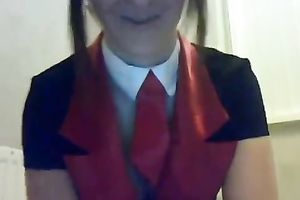 Two filthy and juvenile white whores on livecam flashing