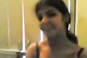 Cute and youthful genuine Indian slutty wife exposes her cum-hole on livecam