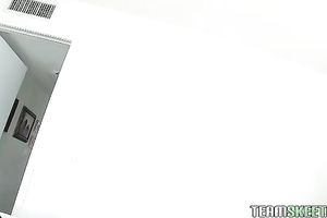 Luscious blond bitch was born to engulf massive pricks