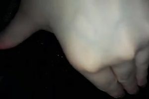 Naughty non-professional brunette hair babe shows off her ass and teases her Korean slit