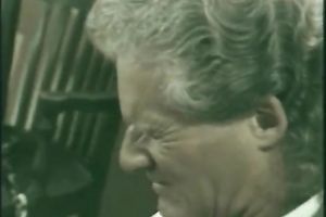 Charming retro golden-haired babe acquires polished by hairy chap