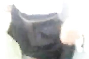 Estonian coworker shows me her whoppers and pussy in the toilet