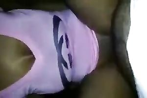 Sweet dilettante black haired gal sucked my friend's knob at night