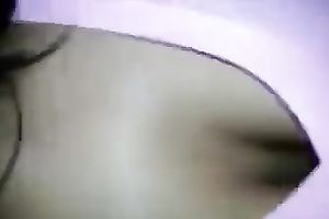 Sweet dilettante black haired gal sucked my friend's knob at night