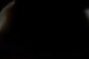 Short haired ardent honey of my buddy was on top of him whilst giving head