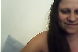 Dirty-minded lengthy haired unsightly as fuck brunette hair cam mother I'd like to fuck posed topless