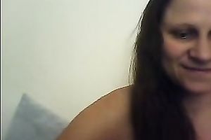 Dirty-minded lengthy haired unsightly as fuck brunette hair cam mother I'd like to fuck posed topless