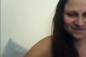 Dirty-minded lengthy haired unsightly as fuck brunette hair cam mother I'd like to fuck posed topless