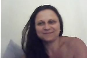 Dirty-minded lengthy haired unsightly as fuck brunette hair cam mother I'd like to fuck posed topless