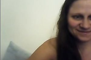 Dirty-minded lengthy haired unsightly as fuck brunette hair cam mother I'd like to fuck posed topless