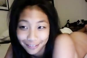 Petite black skin juvenile Asian model amateur wife on web camera bating