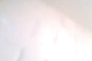 Poking my cookie with large sex toy and filming it from POV