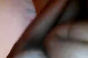 Poking my cookie with large sex toy and filming it from POV