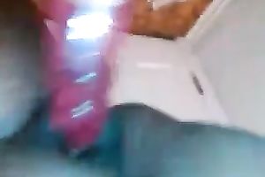 Poking my cookie with large sex toy and filming it from POV