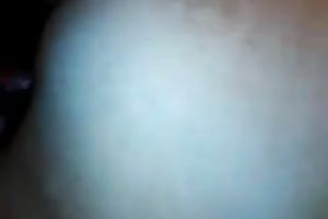 Poking my cookie with large sex toy and filming it from POV