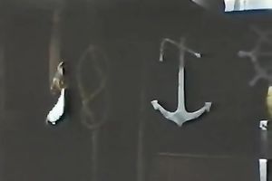 Dude feeds golden-haired Euro milf and copulates her shaggy cookie