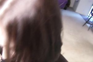 Hot and busty babe shows off her milk shakes and teases her stud